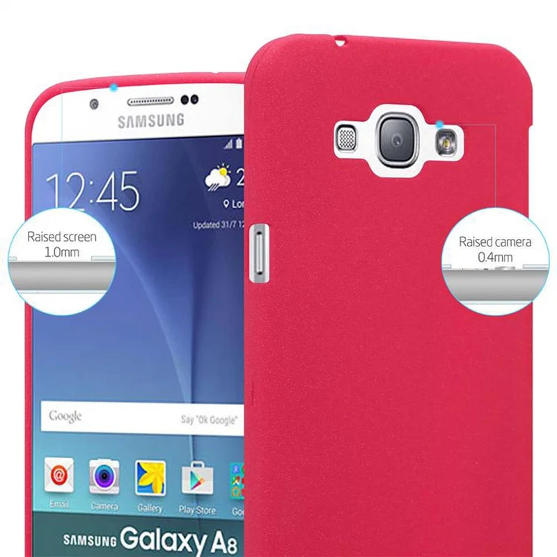 Cadorabo Hülle kompatibel mit Samsung Galaxy A8 2015 Schutzhülle aus flexiblem TPU Silikon