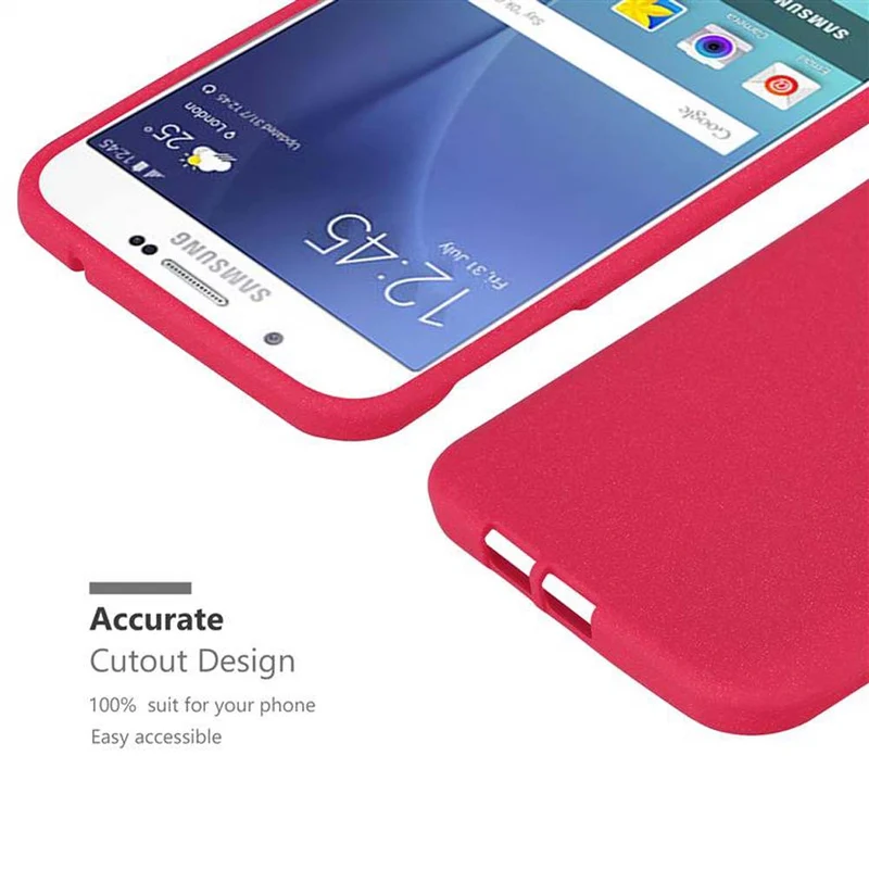 Cadorabo Hülle kompatibel mit Samsung Galaxy A8 2015 Schutzhülle aus flexiblem TPU Silikon