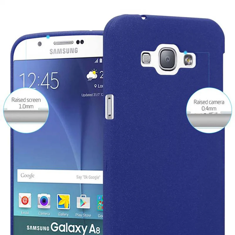 Cadorabo Hülle kompatibel mit Samsung Galaxy A8 2015 Schutzhülle aus flexiblem TPU Silikon