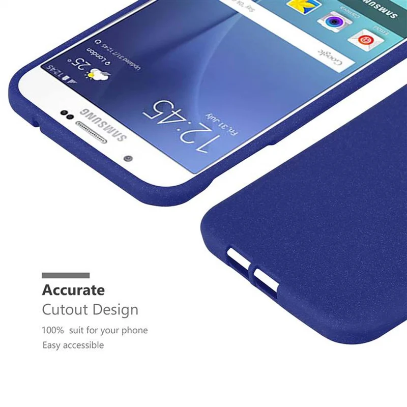 Cadorabo Hülle kompatibel mit Samsung Galaxy A8 2015 Schutzhülle aus flexiblem TPU Silikon