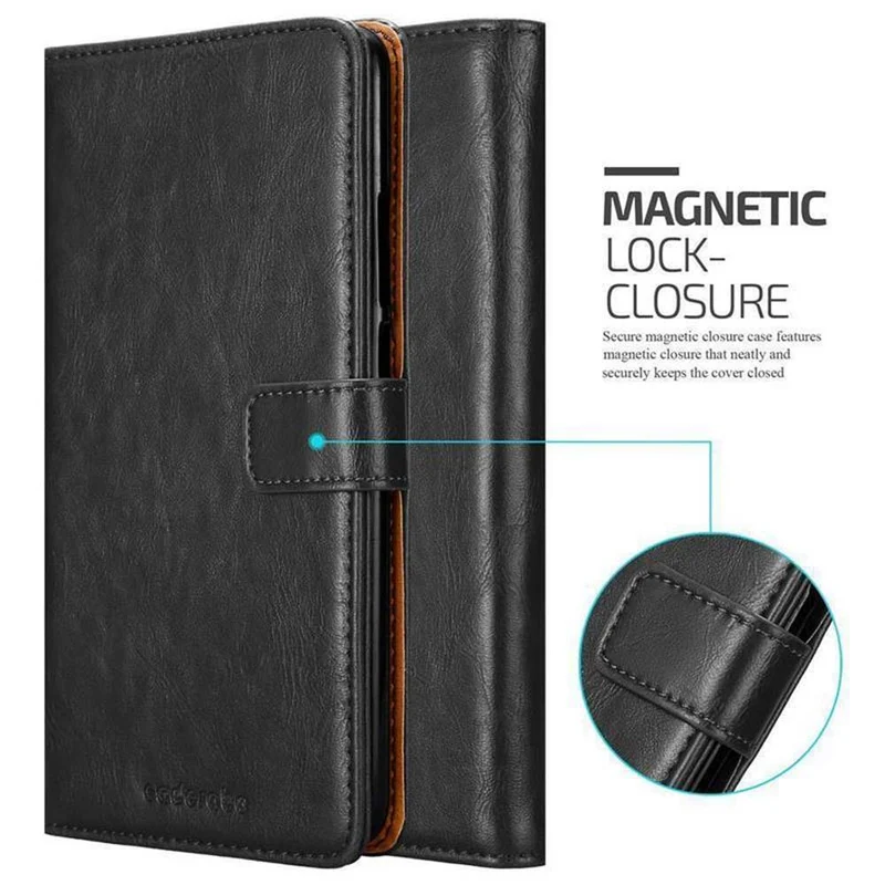 Cadorabo Hülle kompatibel mit Xiaomi Mi MAX 2 Schutzhülle mit Magnetverschluss, Standfunktion und Kartenfach