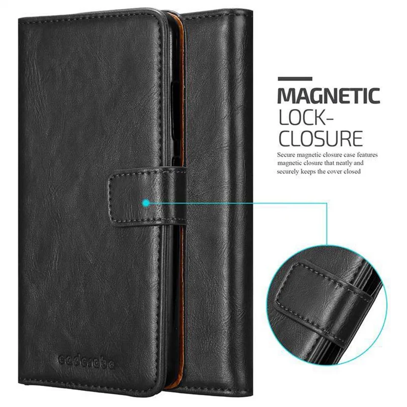 Cadorabo Hülle kompatibel mit Lenovo P2 Schutzhülle mit Magnetverschluss, Standfunktion und Kartenfach