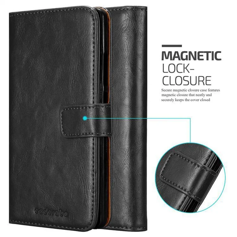 Cadorabo Hülle kompatibel mit Huawei MATE 8 Schutzhülle mit Magnetverschluss, Standfunktion und Kartenfach