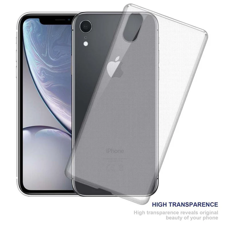 Cadorabo Hülle kompatibel mit Apple iPhone XR Schutzhülle aus flexiblem TPU Silikon