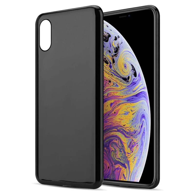 Cadorabo Hülle kompatibel mit Apple iPhone XS MAX Schutzhülle aus flexiblem TPU Silikon