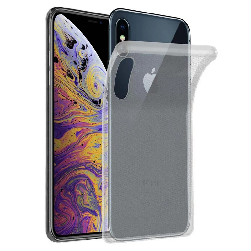 Cadorabo Hülle kompatibel mit Apple iPhone XS MAX Schutzhülle aus flexiblem TPU Silikon