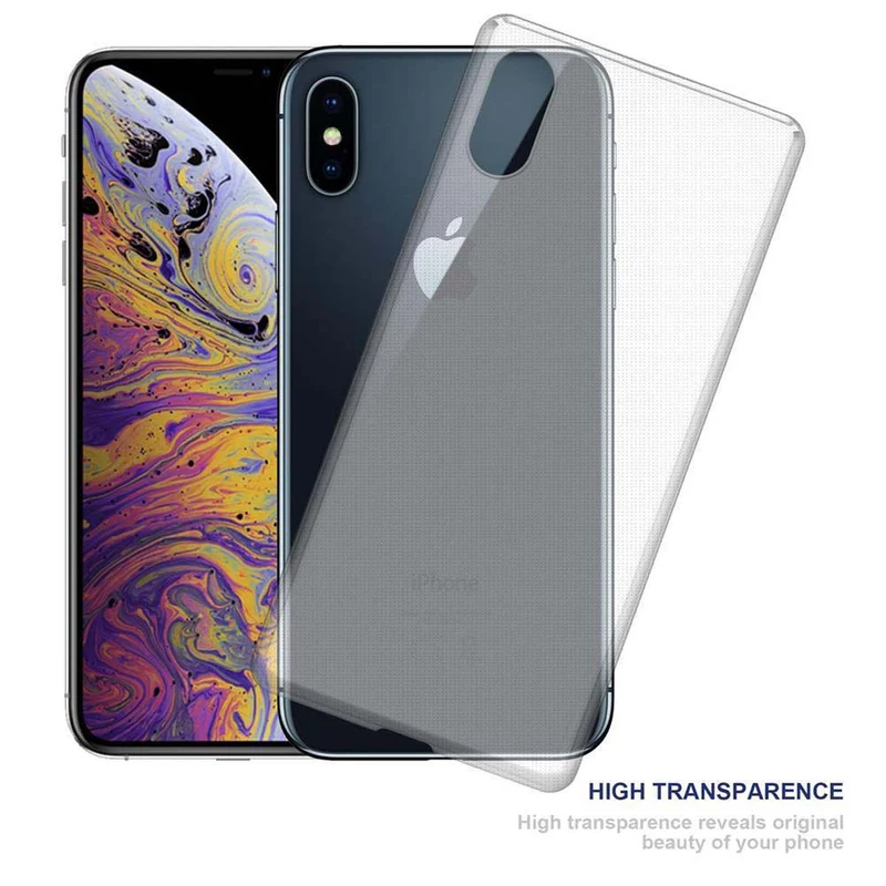 Cadorabo Hülle kompatibel mit Apple iPhone XS MAX Schutzhülle aus flexiblem TPU Silikon
