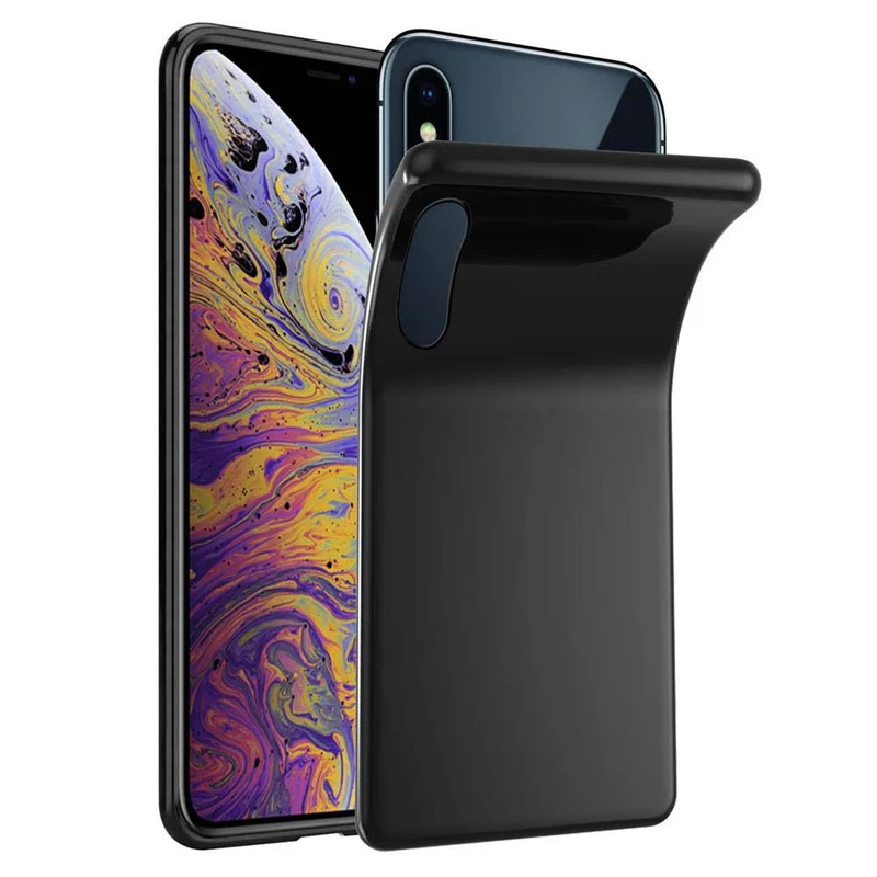 Cadorabo Hülle kompatibel mit Apple iPhone XS MAX Schutzhülle aus flexiblem TPU Silikon