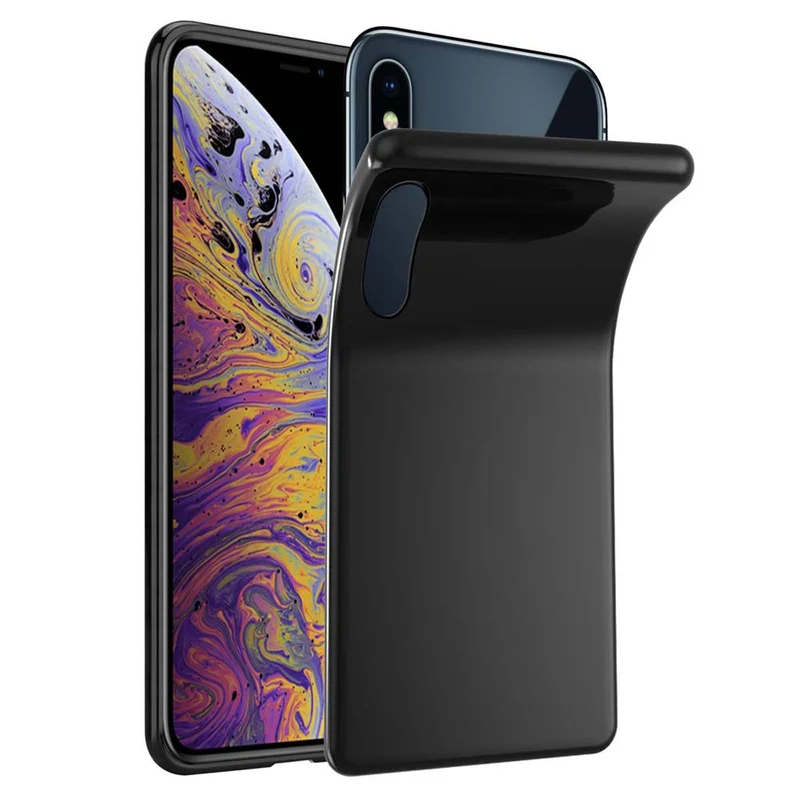 Cadorabo Hülle kompatibel mit Apple iPhone XS MAX Schutzhülle aus flexiblem TPU Silikon