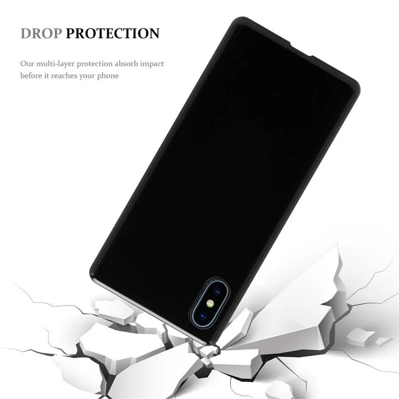 Cadorabo Hülle kompatibel mit Apple iPhone XS MAX Schutzhülle aus flexiblem TPU Silikon