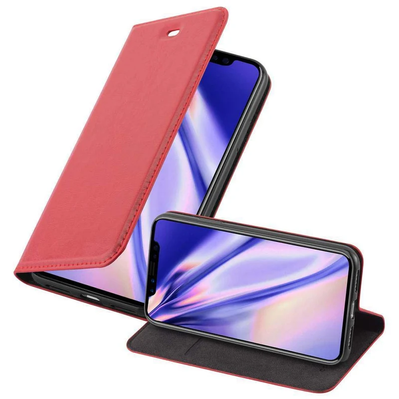 Cadorabo Hülle kompatibel mit Apple iPhone XR Schutzhülle mit Magnetverschluss, Standfunktion und Kartenfach