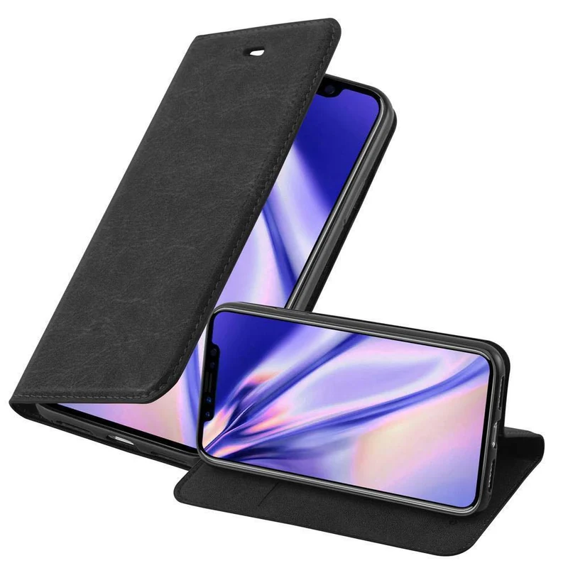 Cadorabo Hülle kompatibel mit Apple iPhone XR Schutzhülle mit Magnetverschluss, Standfunktion und Kartenfach
