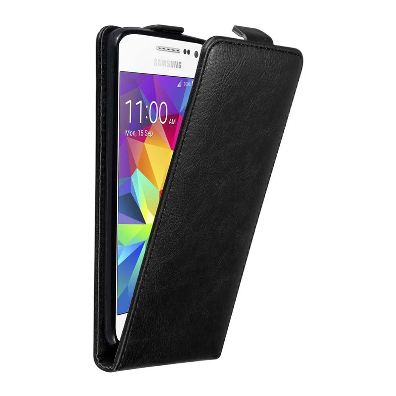 Cadorabo Hülle kompatibel mit Samsung Galaxy GRAND PRIME Schutzhülle im Flip Design mit Magnetverschluss