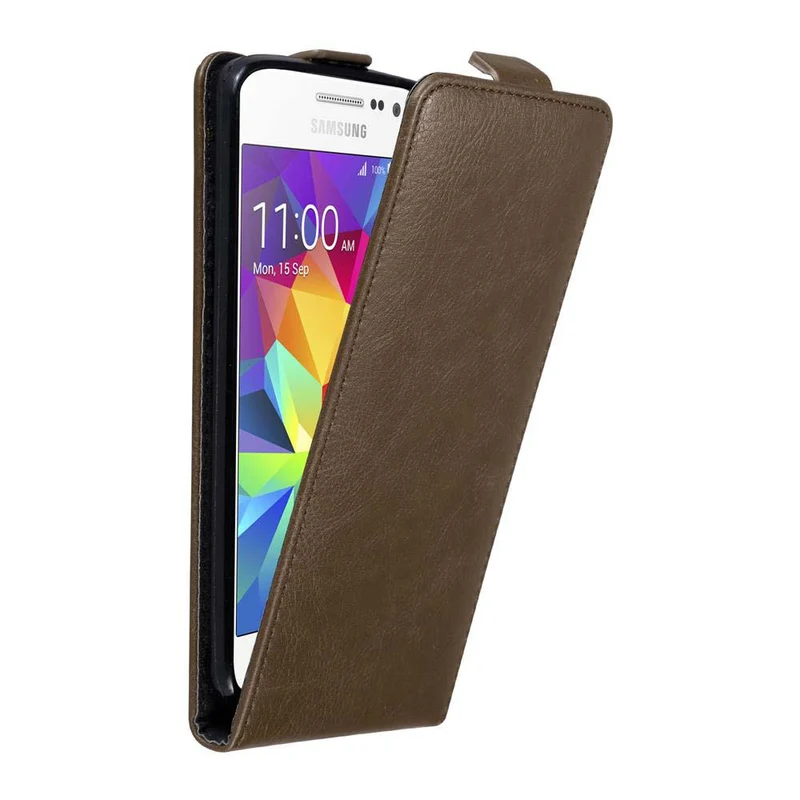 Cadorabo Hülle kompatibel mit Samsung Galaxy GRAND PRIME Schutzhülle im Flip Design mit Magnetverschluss