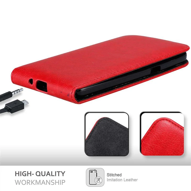 Cadorabo Hülle kompatibel mit Samsung Galaxy GRAND PRIME Schutzhülle im Flip Design mit Magnetverschluss