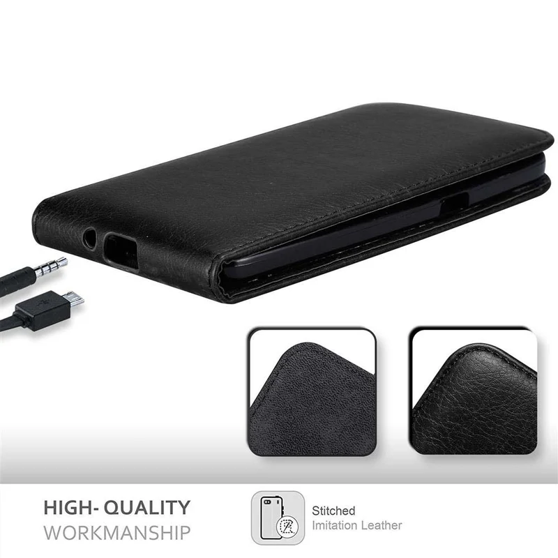 Cadorabo Hülle kompatibel mit Samsung Galaxy GRAND PRIME Schutzhülle im Flip Design mit Magnetverschluss