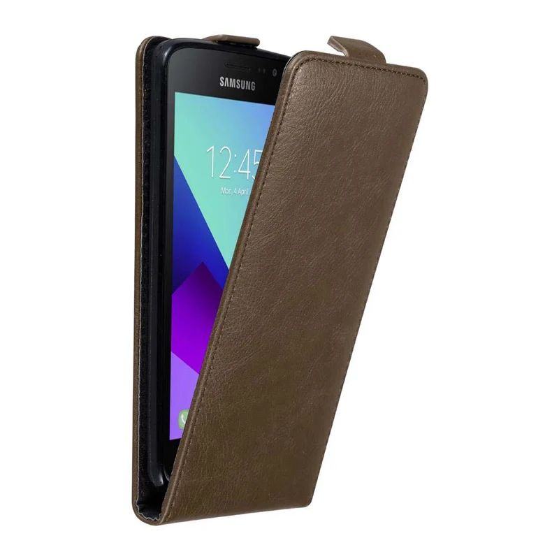 Cadorabo Hülle kompatibel mit Samsung Galaxy XCover 4 / XCover 4s Schutzhülle im Flip Design mit Magnetverschluss