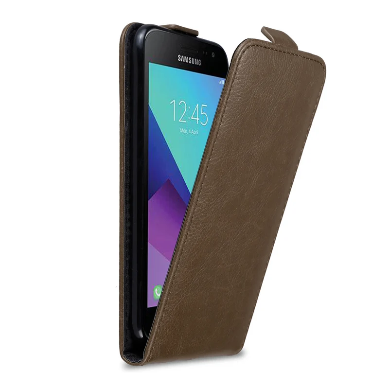 Cadorabo Hülle kompatibel mit Samsung Galaxy XCover 3 Schutzhülle im Flip Design mit Magnetverschluss