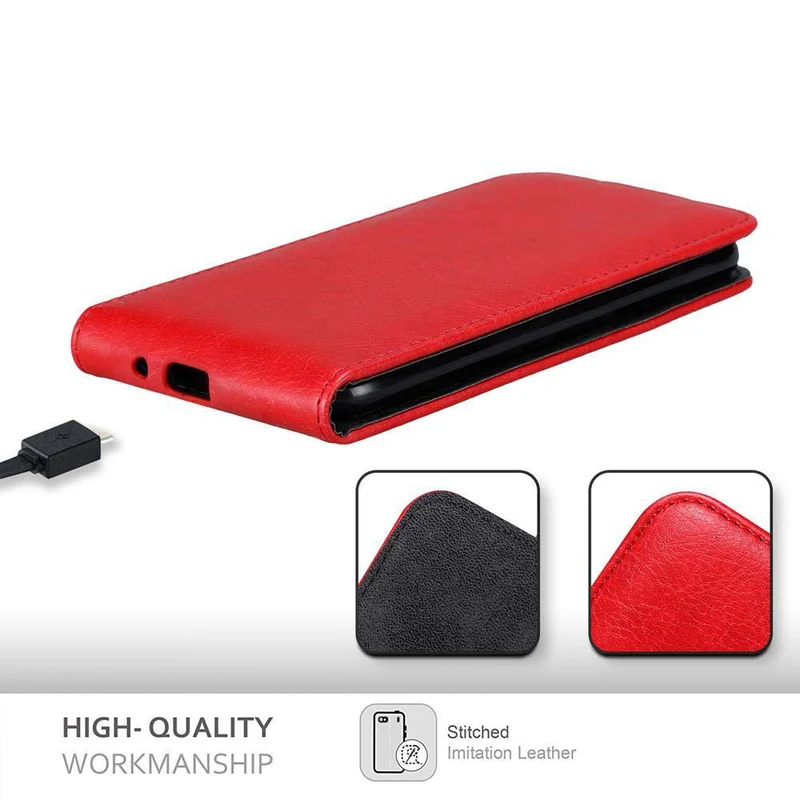 Cadorabo Hülle kompatibel mit Samsung Galaxy XCover 3 Schutzhülle im Flip Design mit Magnetverschluss