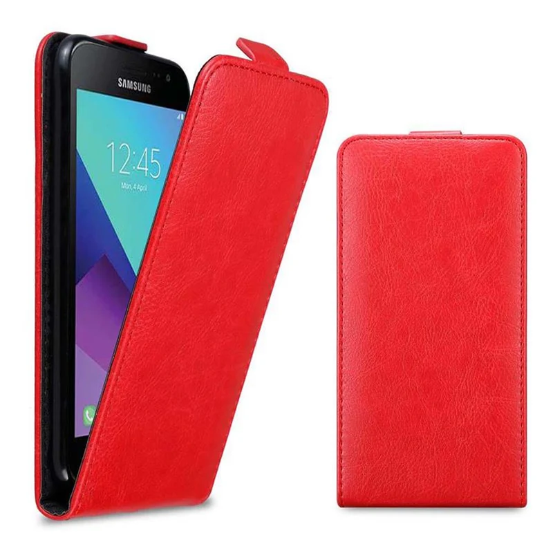 Cadorabo Hülle kompatibel mit Samsung Galaxy XCover 3 Schutzhülle im Flip Design mit Magnetverschluss
