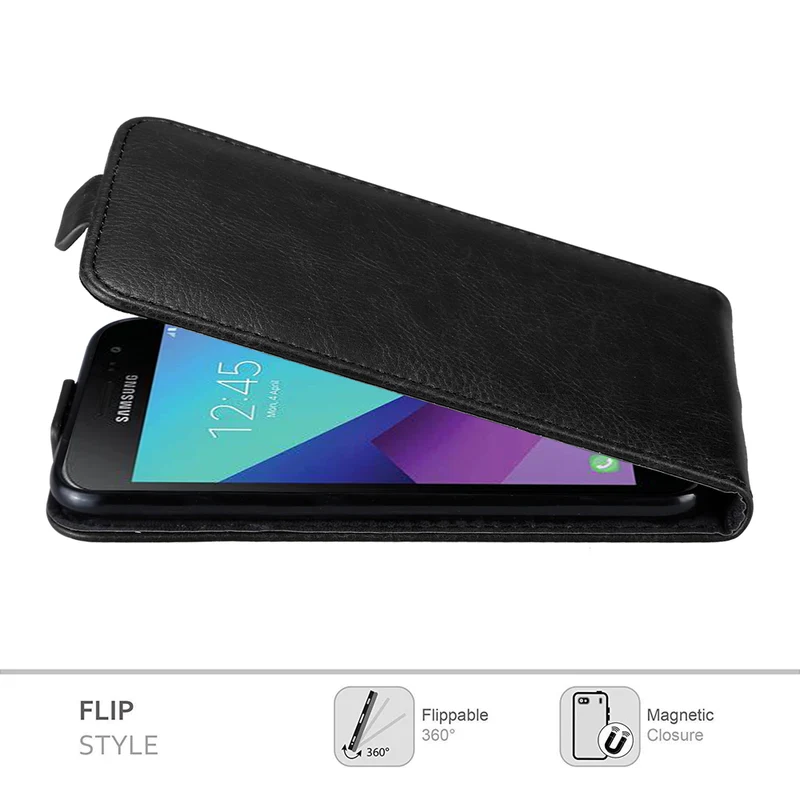 Cadorabo Hülle kompatibel mit Samsung Galaxy XCover 3 Schutzhülle im Flip Design mit Magnetverschluss