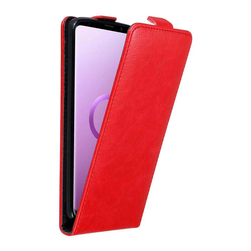 Cadorabo Hülle kompatibel mit Samsung Galaxy S9 PLUS Schutzhülle im Flip Design mit Magnetverschluss