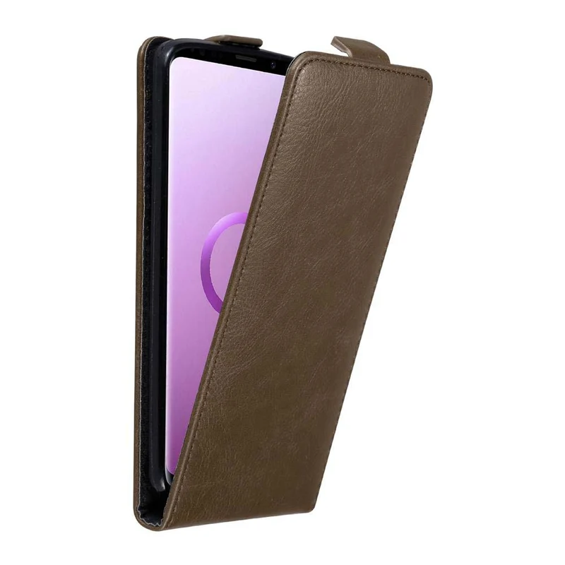 Cadorabo Hülle kompatibel mit Samsung Galaxy S9 PLUS Schutzhülle im Flip Design mit Magnetverschluss