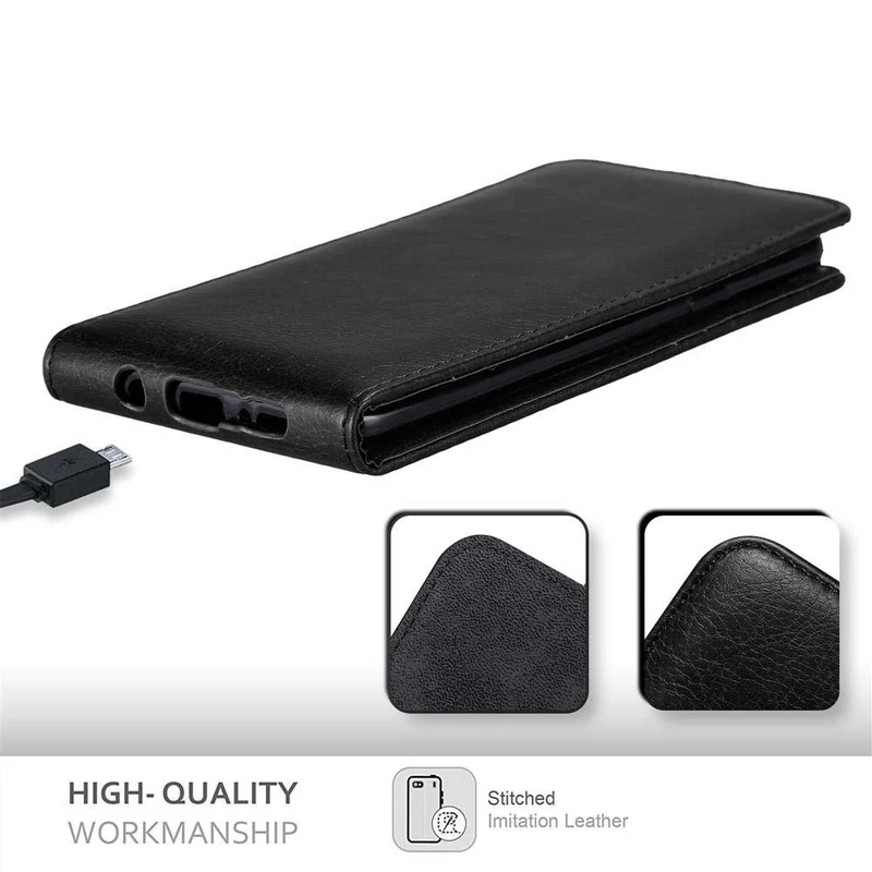 Cadorabo Hülle kompatibel mit Samsung Galaxy S9 PLUS Schutzhülle im Flip Design mit Magnetverschluss