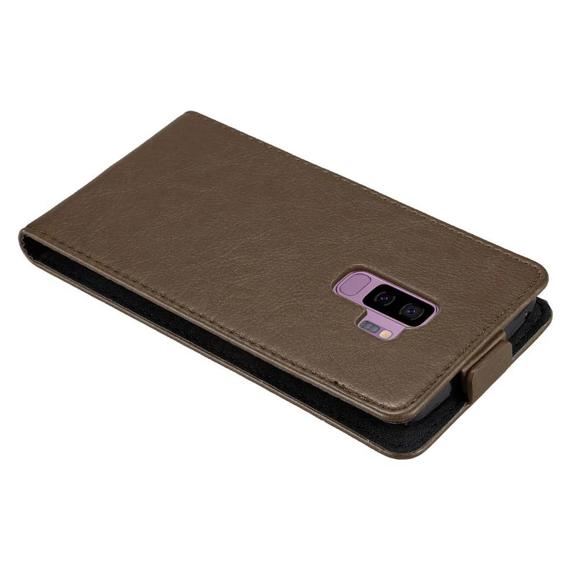 Cadorabo Hülle kompatibel mit Samsung Galaxy S9 PLUS Schutzhülle im Flip Design mit Magnetverschluss
