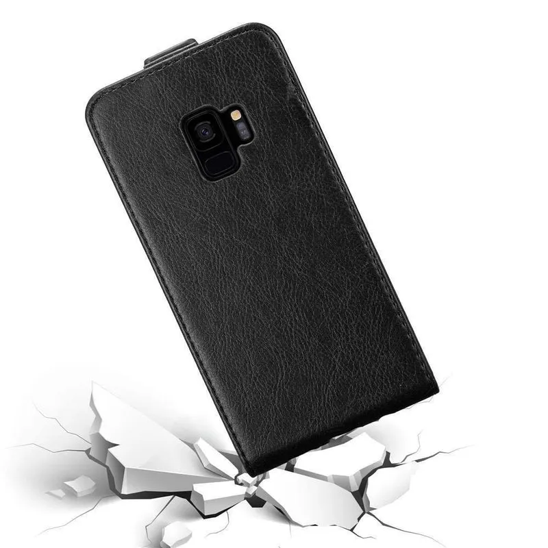 Cadorabo Hülle kompatibel mit Samsung Galaxy S9 Schutzhülle im Flip Design mit Magnetverschluss