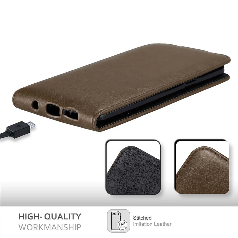 Cadorabo Hülle kompatibel mit Samsung Galaxy S9 Schutzhülle im Flip Design mit Magnetverschluss