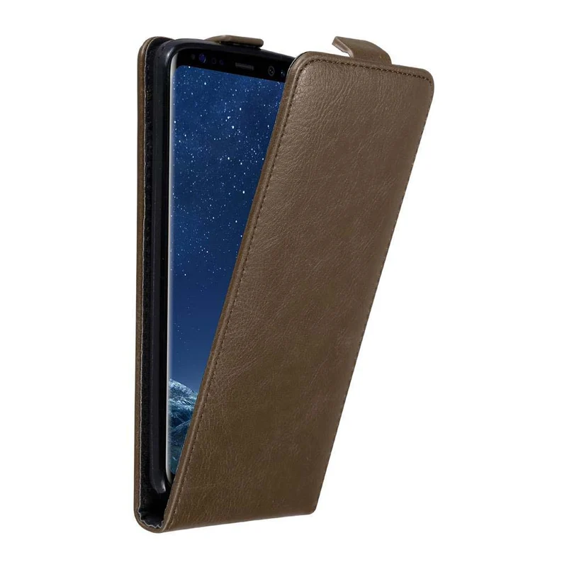 Cadorabo Hülle kompatibel mit Samsung Galaxy S8 PLUS Schutzhülle im Flip Design mit Magnetverschluss