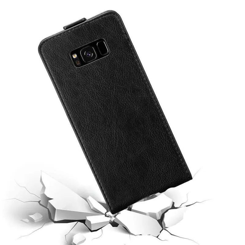 Cadorabo Hülle kompatibel mit Samsung Galaxy S8 PLUS Schutzhülle im Flip Design mit Magnetverschluss