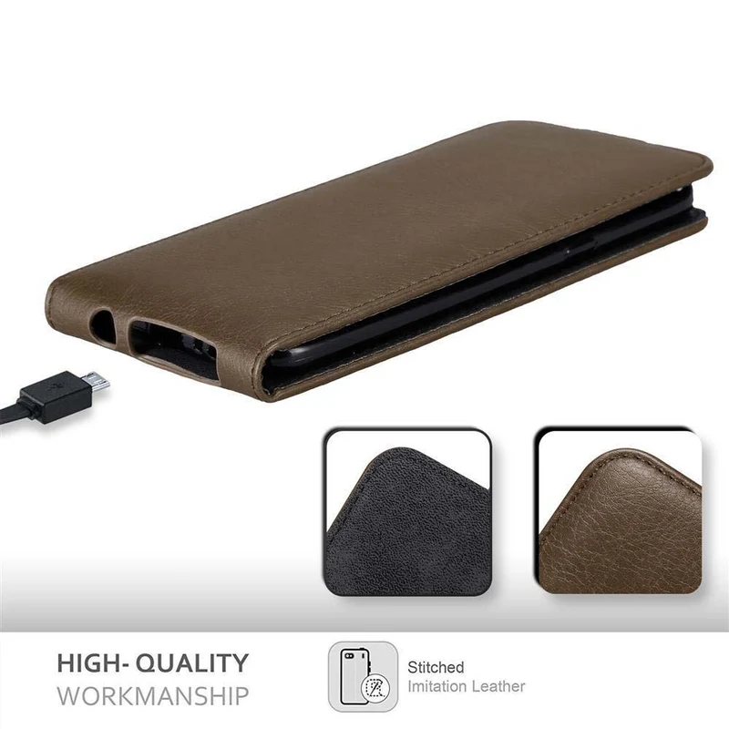 Cadorabo Hülle kompatibel mit Samsung Galaxy S8 PLUS Schutzhülle im Flip Design mit Magnetverschluss