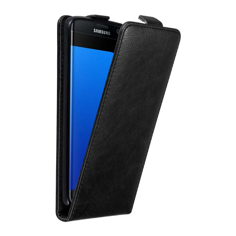 Cadorabo Hülle kompatibel mit Samsung Galaxy S7 EDGE Schutzhülle im Flip Design mit Magnetverschluss
