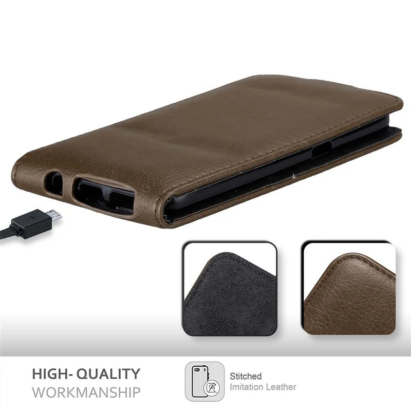 Cadorabo Hülle kompatibel mit Samsung Galaxy S7 Schutzhülle im Flip Design mit Magnetverschluss