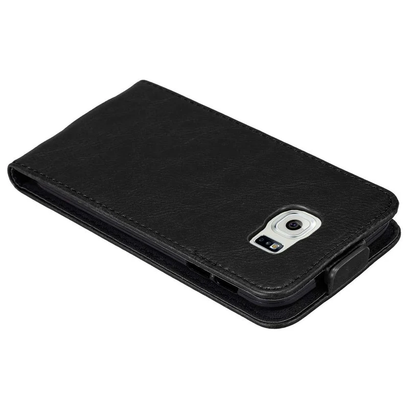 Cadorabo Hülle kompatibel mit Samsung Galaxy S6 Schutzhülle im Flip Design mit Magnetverschluss