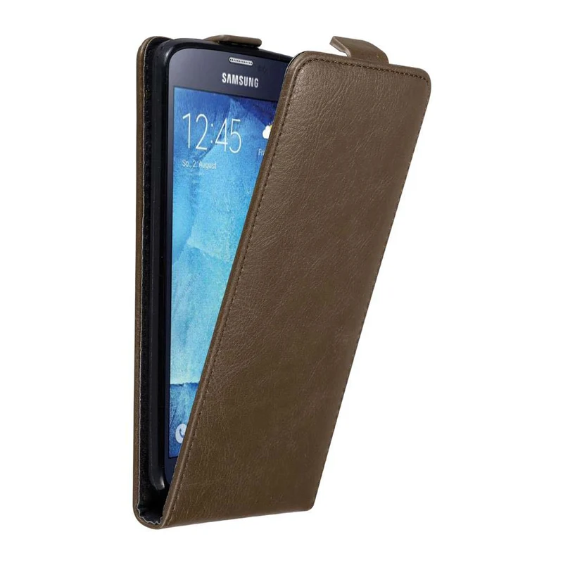 Cadorabo Hülle kompatibel mit Samsung Galaxy S5 / S5 NEO Schutzhülle im Flip Design mit Magnetverschluss