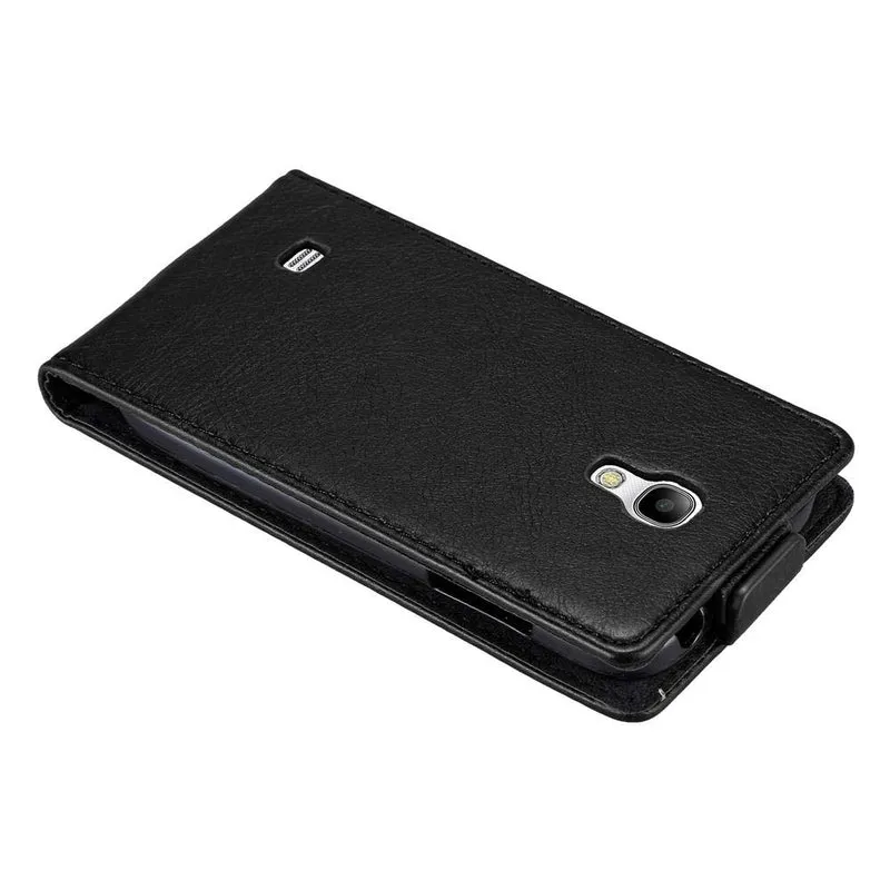 Cadorabo Hülle kompatibel mit Samsung Galaxy S4 MINI Schutzhülle im Flip Design mit Magnetverschluss