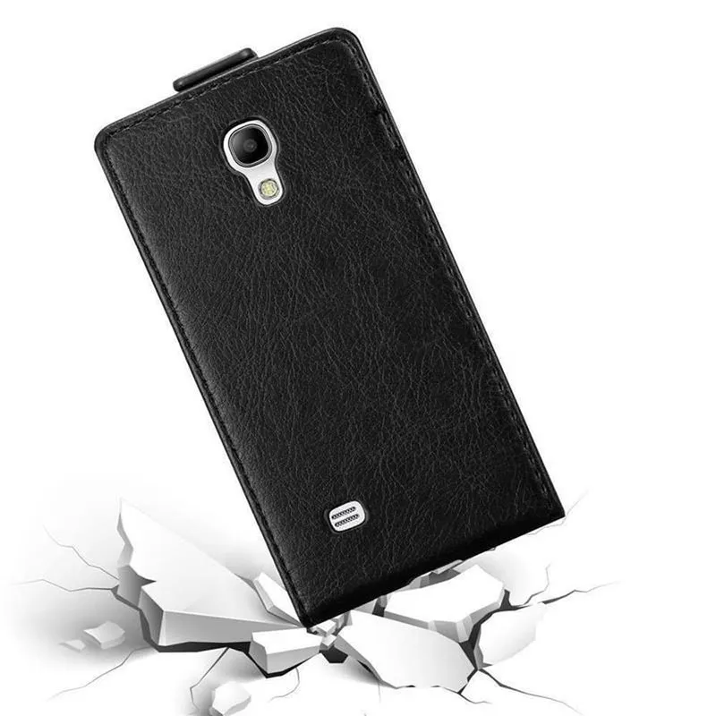 Cadorabo Hülle kompatibel mit Samsung Galaxy S4 MINI Schutzhülle im Flip Design mit Magnetverschluss