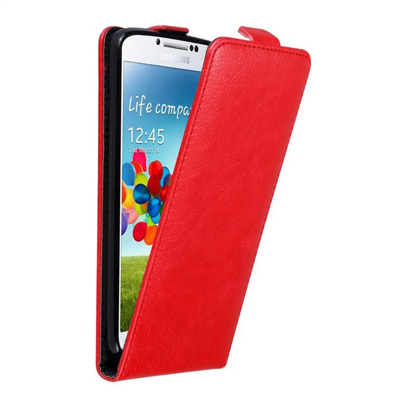Cadorabo Hülle kompatibel mit Samsung Galaxy S4 Schutzhülle im Flip Design mit Magnetverschluss