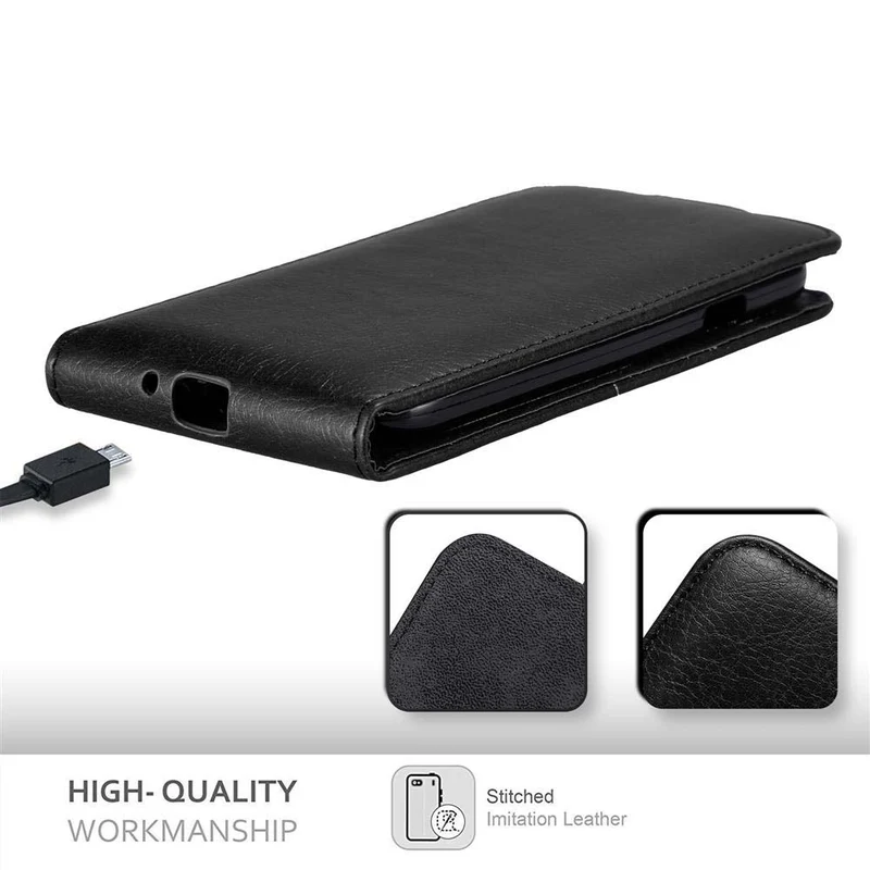 Cadorabo Hülle kompatibel mit Samsung Galaxy S4 Schutzhülle im Flip Design mit Magnetverschluss