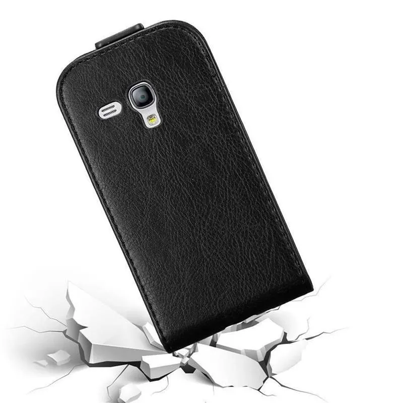 Cadorabo Hülle kompatibel mit Samsung Galaxy S3 MINI Schutzhülle im Flip Design mit Magnetverschluss