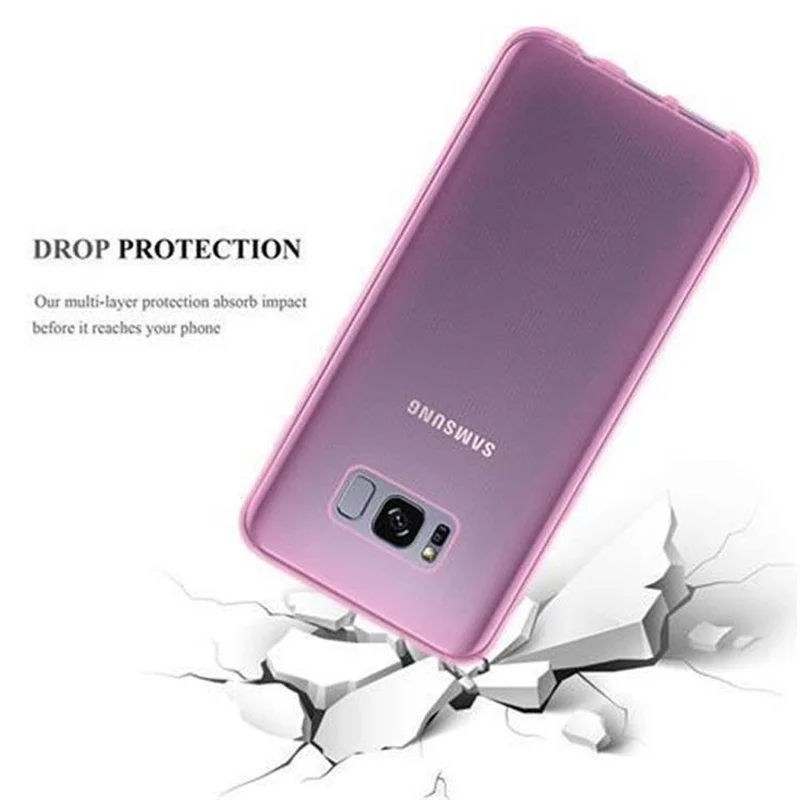 Cadorabo Hülle kompatibel mit Samsung Galaxy S8 PLUS Schutzhülle aus flexiblem TPU Silikon