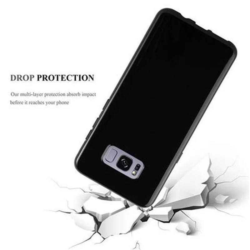 Cadorabo Hülle kompatibel mit Samsung Galaxy S8 PLUS Schutzhülle aus flexiblem TPU Silikon