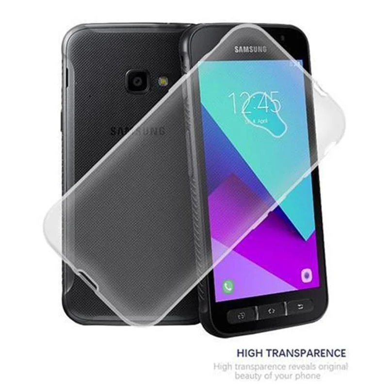 Cadorabo Hülle kompatibel mit Samsung Galaxy XCover 4 / XCover 4s Schutzhülle aus flexiblem TPU Silikon