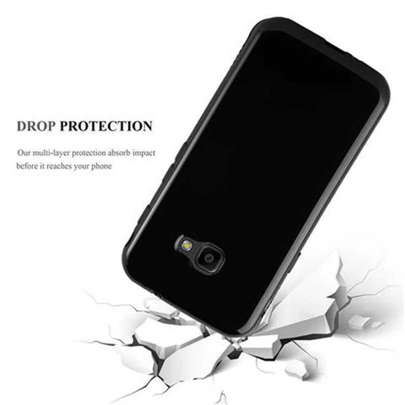 Cadorabo Hülle kompatibel mit Samsung Galaxy XCover 4 / XCover 4s Schutzhülle aus flexiblem TPU Silikon