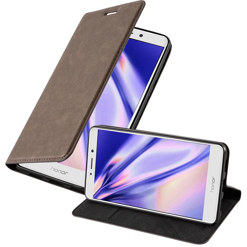Cadorabo Hülle kompatibel mit Huawei MATE 9 LITE / GR5 2017 / Honor 6X Schutzhülle mit Magnetverschluss, Standfunktion und Kartenfach