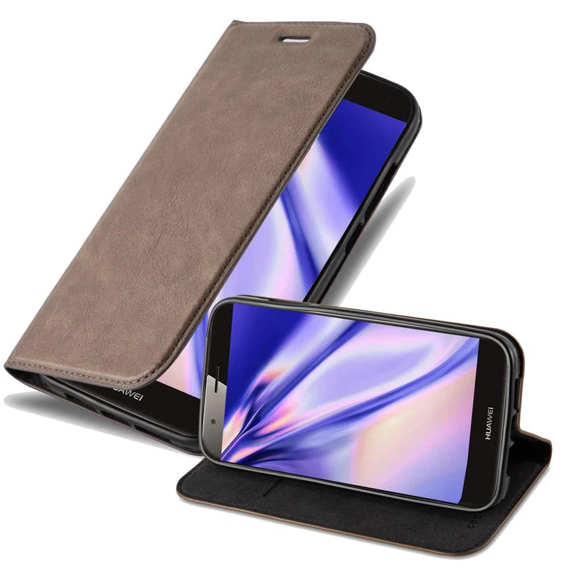 Cadorabo Hülle kompatibel mit Huawei ASCEND G7 PLUS / G8 / GX8 Schutzhülle mit Magnetverschluss, Standfunktion und Kartenfach
