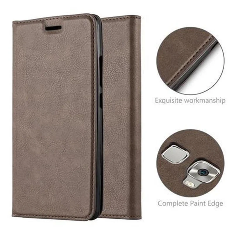 Cadorabo Hülle kompatibel mit Huawei MATE S Schutzhülle mit Magnetverschluss, Standfunktion und Kartenfach